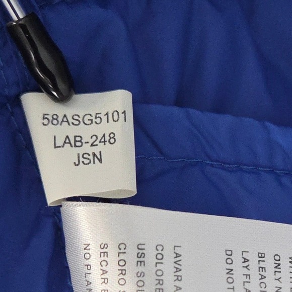 NASCAR Jimmie Johnson #48 Puffer Jacket Men's Medium Blue Full Zip Racing - Picture 8 of 10